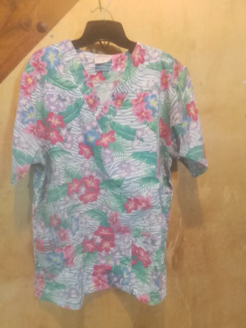 Blusa estampada floral mujer