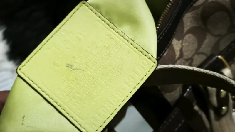 Bolso satchel Coach bicolor - 5