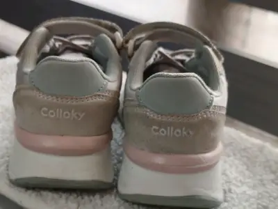 Zapatillas de niña beige rosadas - miniatura 4