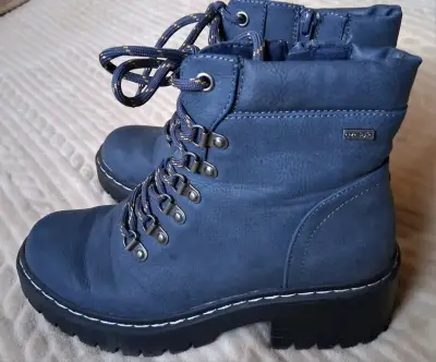 Bototos negros con cordones - miniatura 2