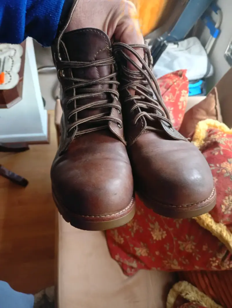 Botas de cuero marrón - 5