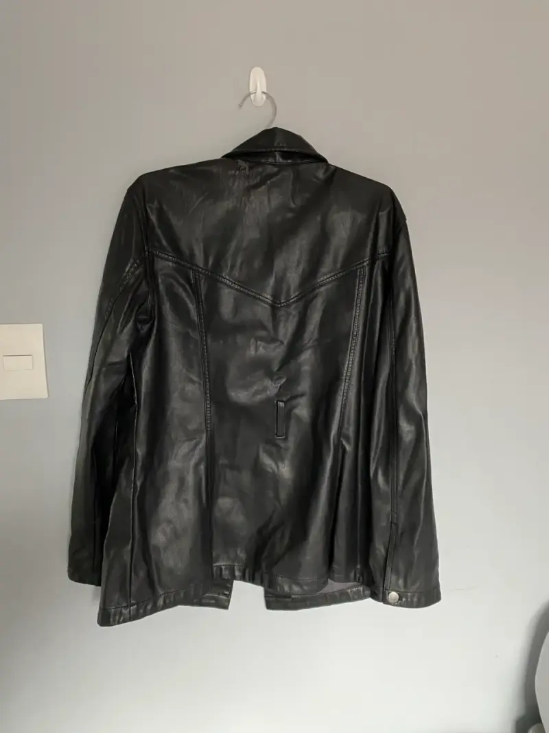 Chaqueta de cuero negro - 2
