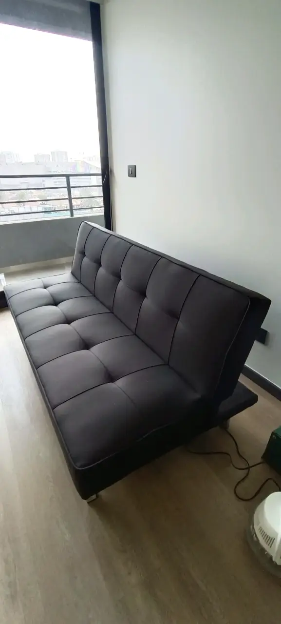 Sofá cama negro moderno - 1