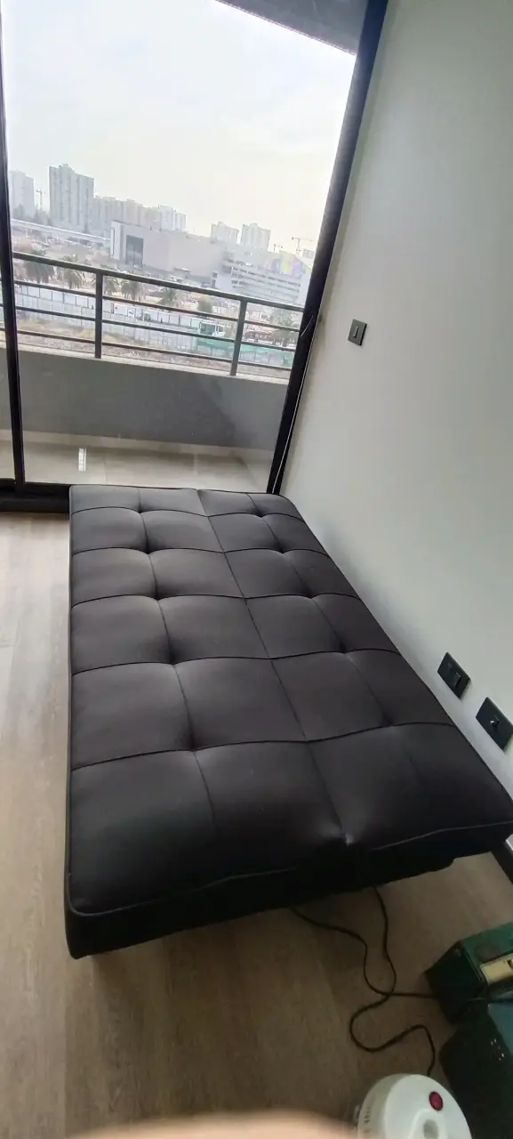 Sofá cama negro moderno - 3