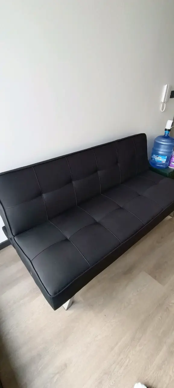 Sofá cama negro moderno - 5