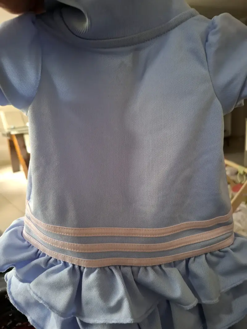 Vestido adidas celeste bebé (3 meses) - 2