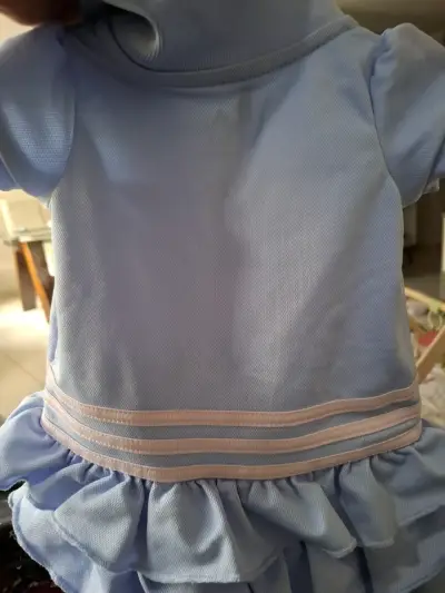 Vestido adidas celeste bebé (3 meses) - miniatura 2