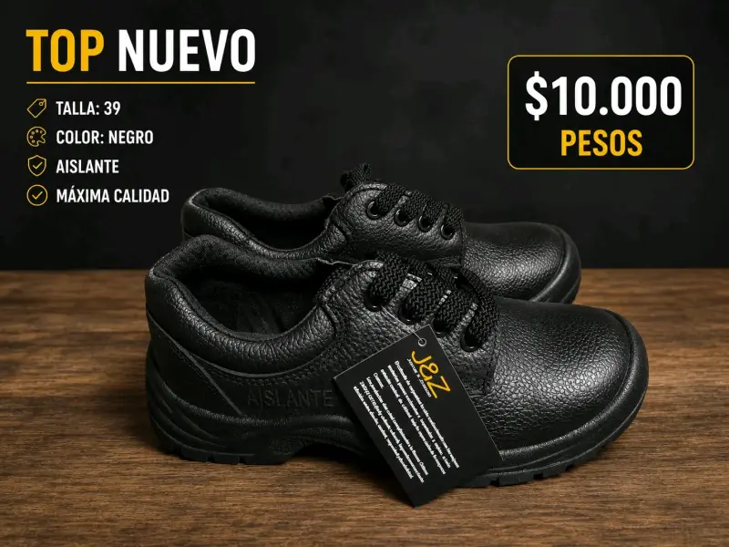 Zapatos negros aislantes talla 39