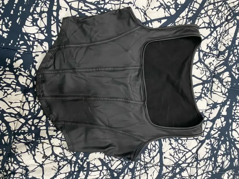 Polers tipo corset negra talla S