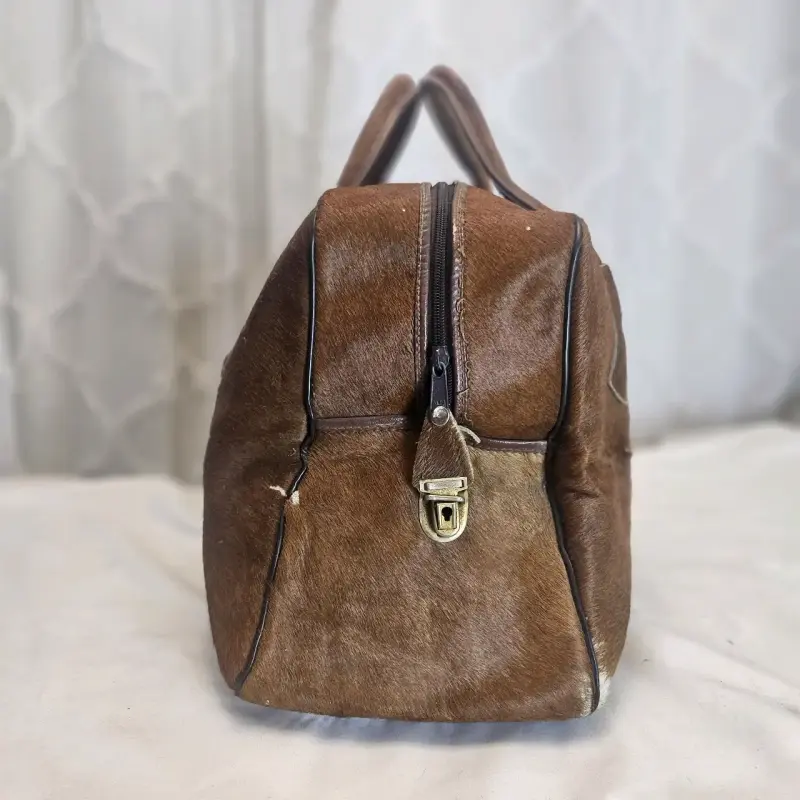 Bolso cuero vintage marrón - 2