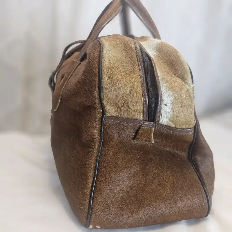Bolso cuero vintage marrón - 4