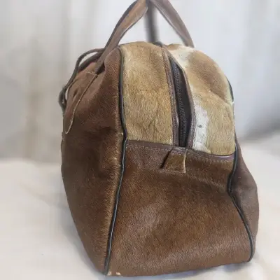 Bolso  cuero vintage marrón - miniatura 4