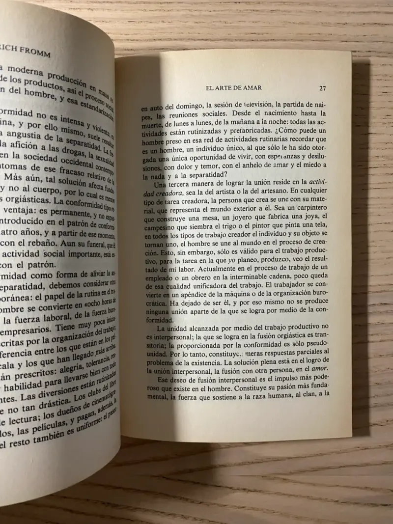Libro El arte de amar - Erich Fromm - 4