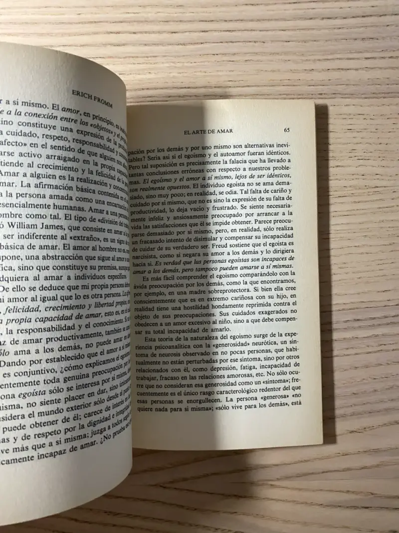 Libro El arte de amar - Erich Fromm - 5