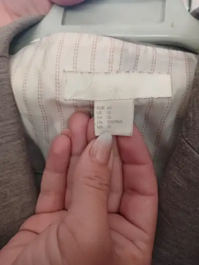 Blazer gris mujer - miniatura 2