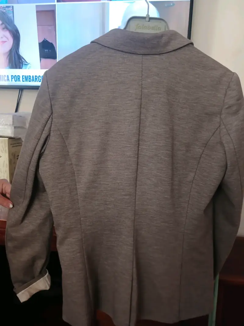 Blazer gris mujer - 3