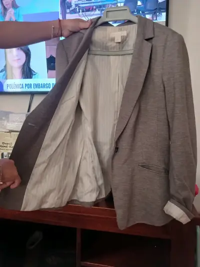 Blazer gris mujer - miniatura 4
