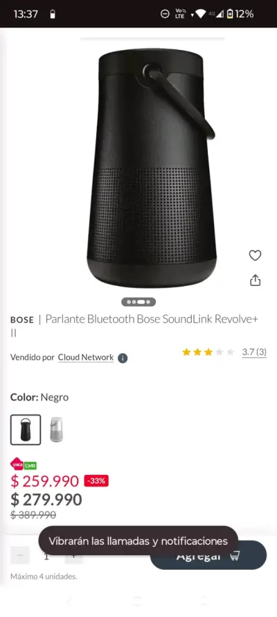 Bocina Bose SoundLink Revolve - miniatura 6