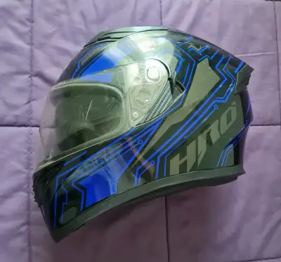 Casco de moto HRO azul - miniatura 1