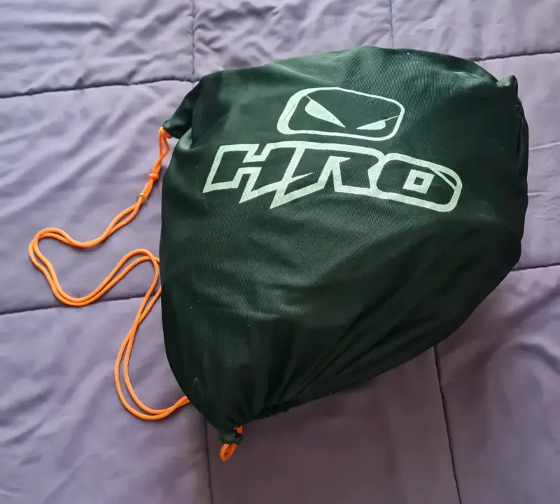 Casco de moto HRO azul - 6