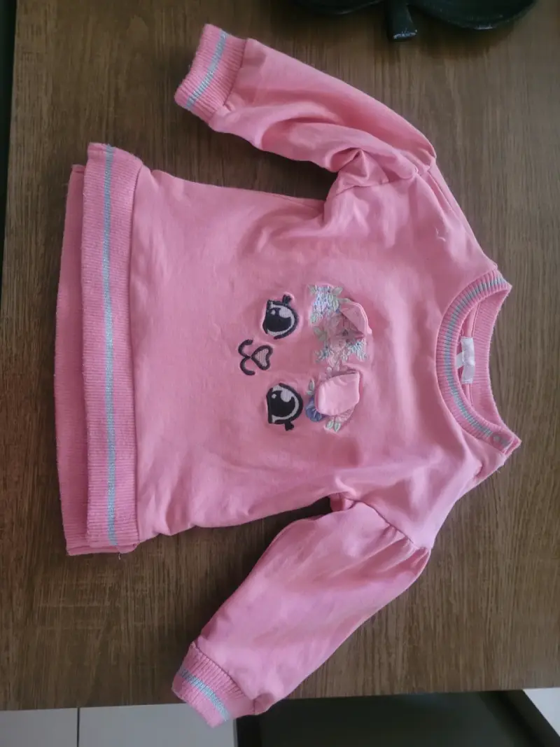 Abrigo rosa para bebé - 3