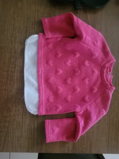 Abrigo rosa para bebé - miniatura 5
