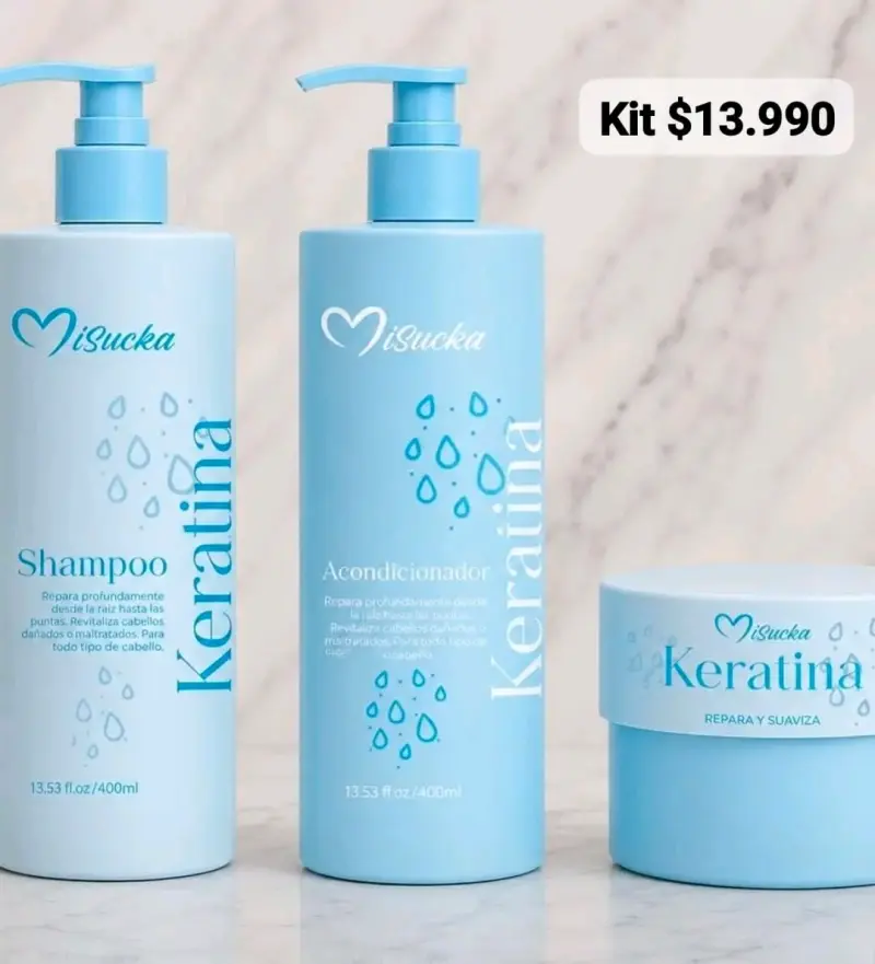 Kit Shampoo y Acondicionador Keratina