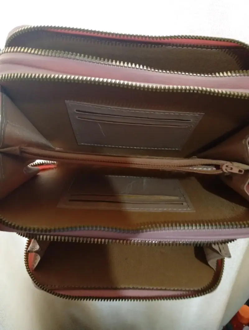 Cartera cruzada palo de rosa - 5