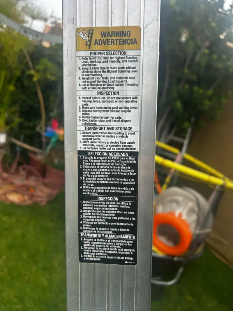 Escalera de aluminio alta - 3