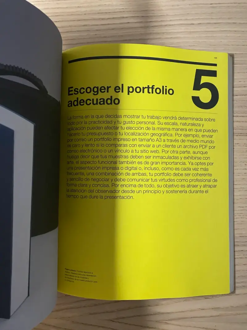 Libro Cómo crear un portafolio - 6