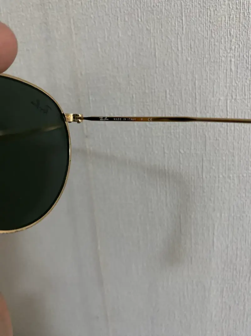 Lentes De Sol Ray Ban RB3447 Round Metal Dorado - 5