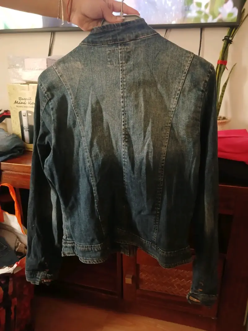 Chaqueta de mezclilla azul - 3
