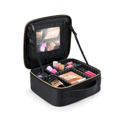 Maletín de maquillaje negro - miniatura 1