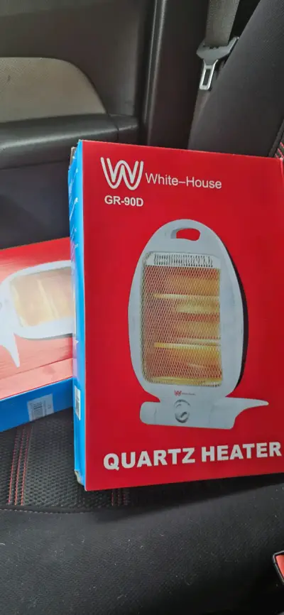 Calefactor de cuarzo 800W rojo - miniatura 2