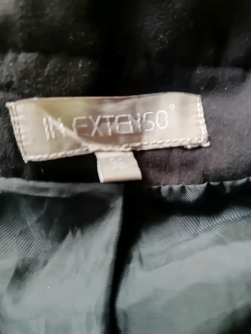 Chaqueta estilo tweed negra - 2
