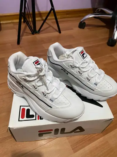 Zapatillas Fila Disruptor blancas - miniatura 1