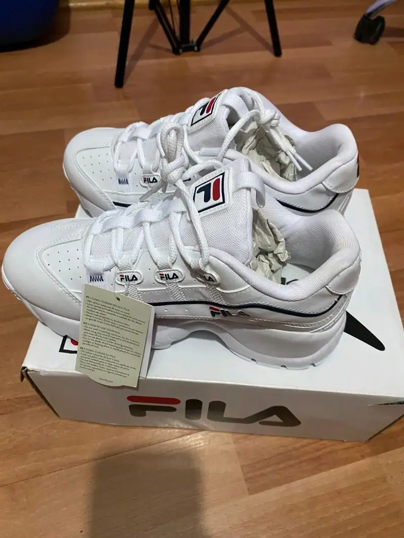 Zapatillas Fila Disruptor blancas - 2