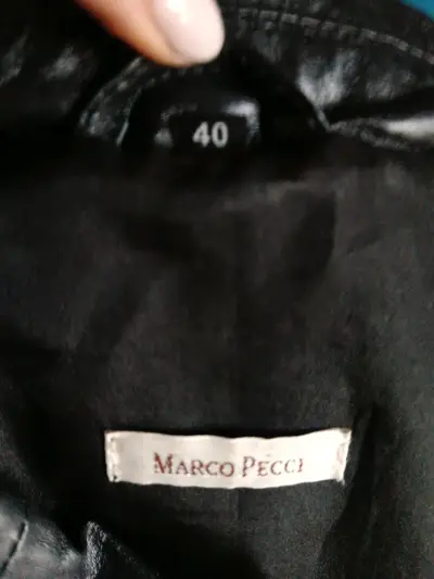 Chaqueta de eco cuero negra - miniatura 3