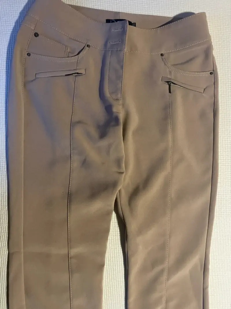 Pantalones beige de mujer - 3