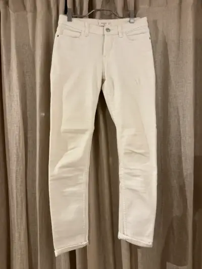 Jeans skinny blancos Mango mujer - miniatura 1