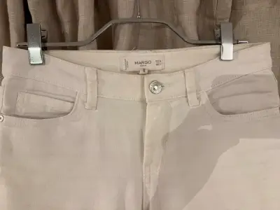 Jeans skinny blancos Mango mujer - miniatura 2