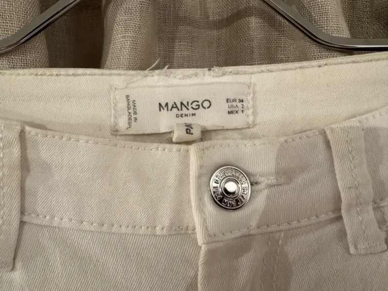 Jeans skinny blancos Mango mujer - 3