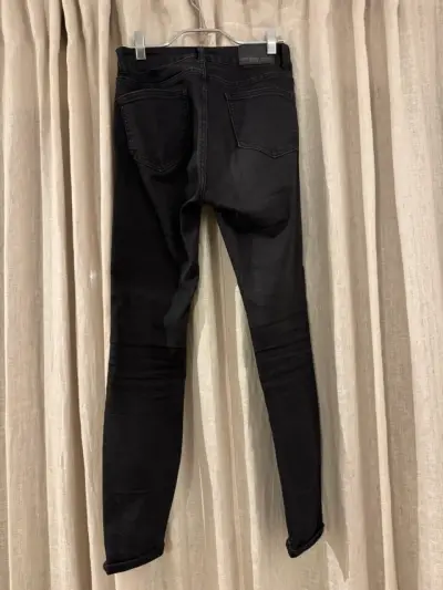 Jeans negros skinny Foster para mujer - miniatura 4