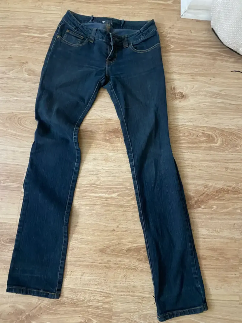 Pantalón de Jeans Tiro Bajo - 1