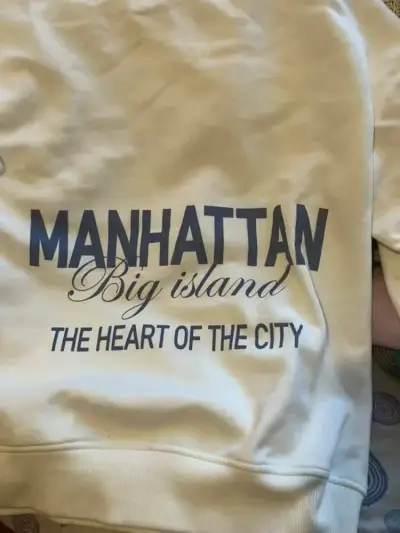 Polerón blanco Manhattan - miniatura 1