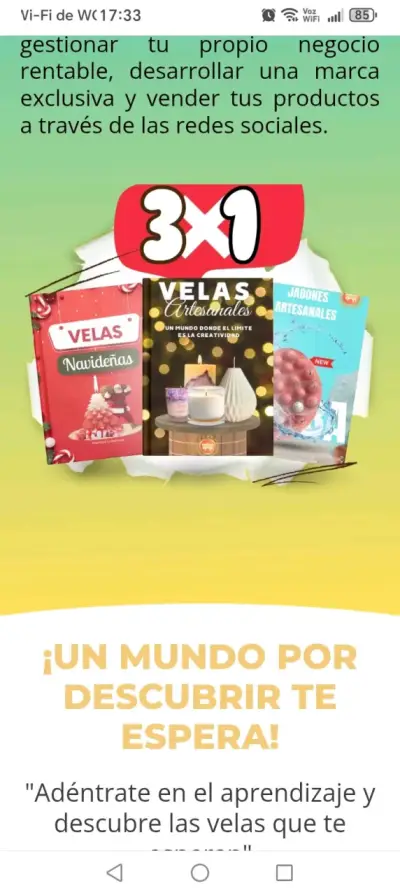 Pack 3 libros de velas y jabones - miniatura 1