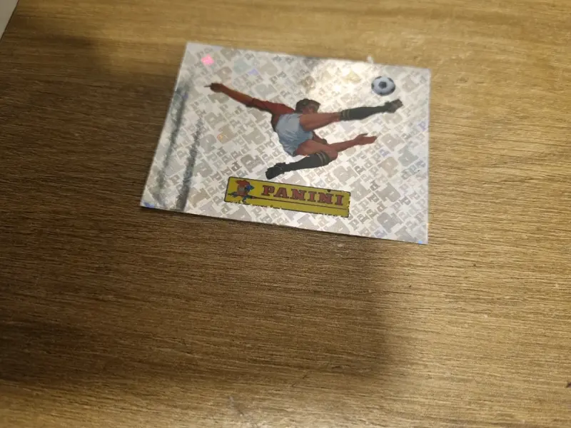 Lámina Panini futbolista clásico - 1
