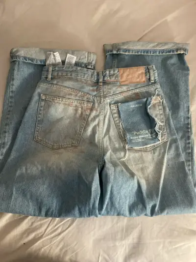 Jeans de mezclilla azul - miniatura 2