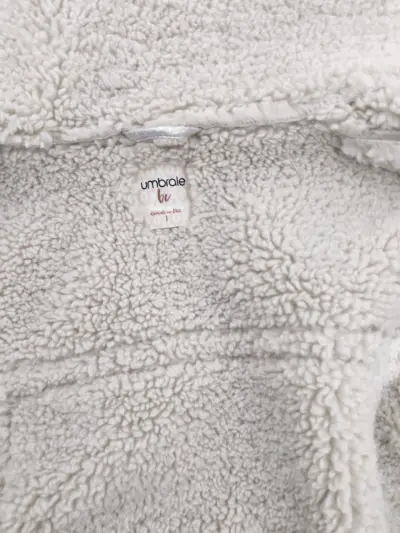 Chaqueta umbralle plateada con borrego - miniatura 4