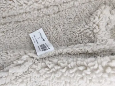 Chaqueta umbralle plateada con borrego - miniatura 5